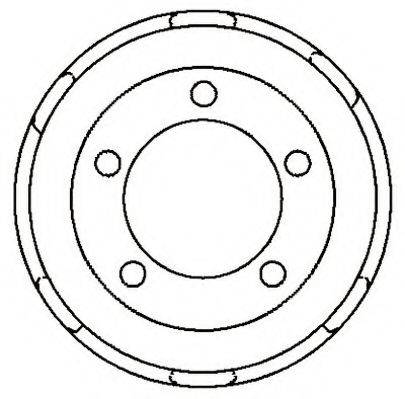 JURID 329258J Тормозной барабан