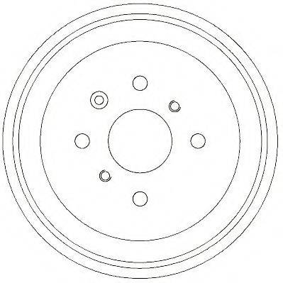 JURID 329265J Тормозной барабан