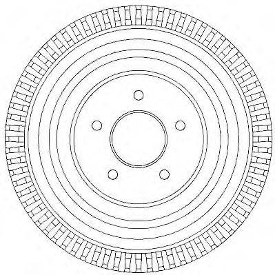 JURID 329278J Тормозной барабан