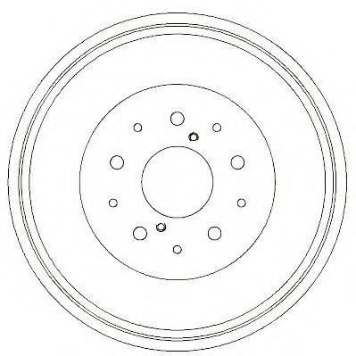 JURID 329311J Тормозной барабан