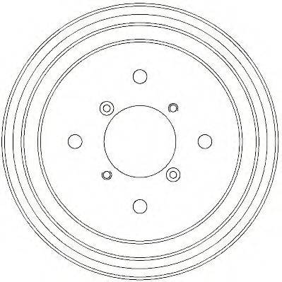 JURID 329329J Тормозной барабан