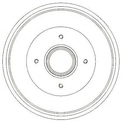 JURID 329731J Тормозной барабан