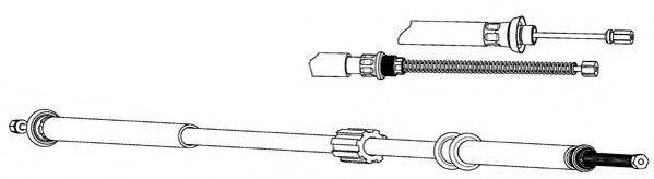 JURID 432644J Трос, стояночная тормозная система