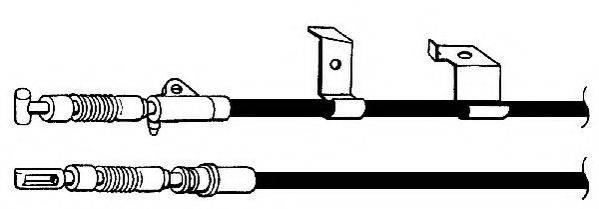 JURID 434373J Трос, стояночная тормозная система