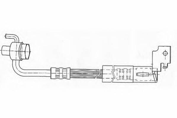 JURID 172457J Тормозной шланг