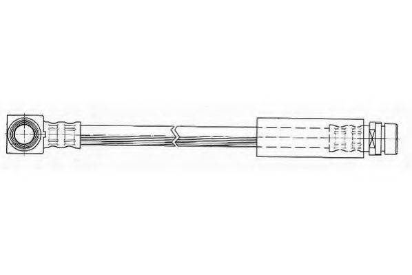 JURID 172050J Тормозной шланг