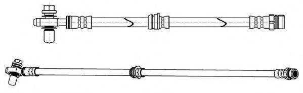 JURID 172996J Тормозной шланг