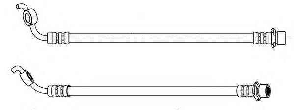 JURID 173158J Тормозной шланг