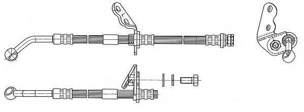 JURID 172941J Тормозной шланг