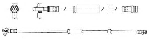 JURID 173259J Тормозной шланг