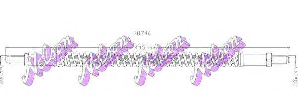 BROVEX-NELSON H1746 Тормозной шланг