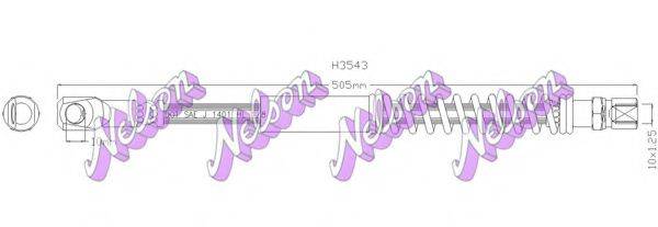BROVEX-NELSON H3543 Тормозной шланг