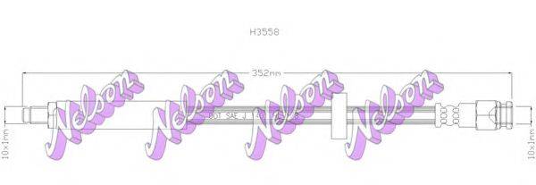 BROVEX-NELSON H3558 Тормозной шланг