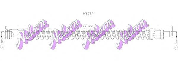 BROVEX-NELSON H3597 Тормозной шланг