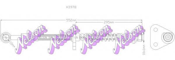 BROVEX-NELSON H3978 Тормозной шланг