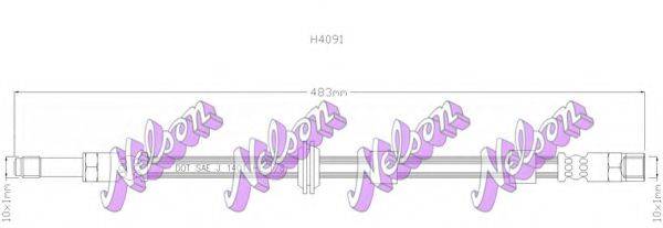 BROVEX-NELSON H4091 Тормозной шланг