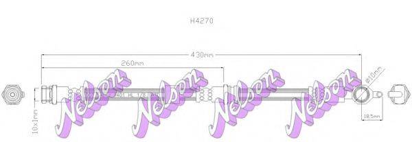 BROVEX-NELSON H4270 Тормозной шланг