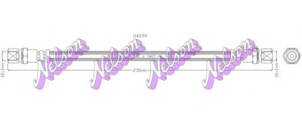 BROVEX-NELSON H4294 Тормозной шланг