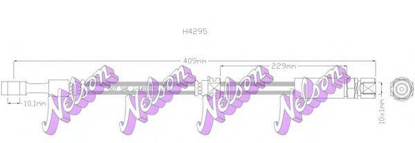 BROVEX-NELSON H4295 Тормозной шланг