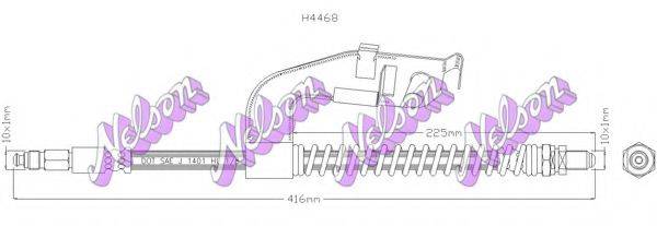 BROVEX-NELSON H4468 Тормозной шланг