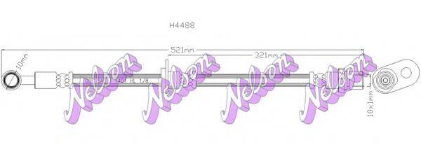 BROVEX-NELSON H4488 Тормозной шланг