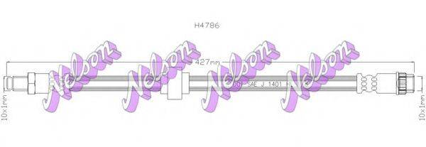 BROVEX-NELSON H4786 Тормозной шланг