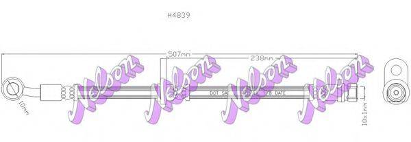 BROVEX-NELSON H4839 Тормозной шланг