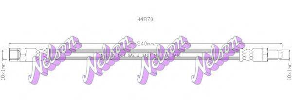 BROVEX-NELSON H4870 Тормозной шланг