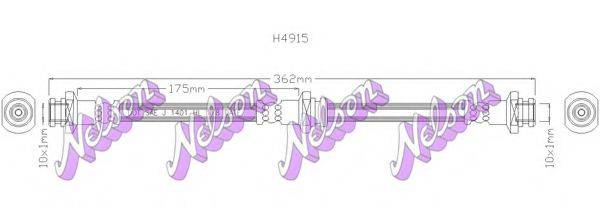 BROVEX-NELSON H4915 Тормозной шланг