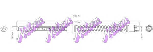 BROVEX-NELSON H5165 Тормозной шланг