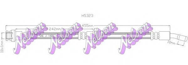 BROVEX-NELSON H5323 Тормозной шланг
