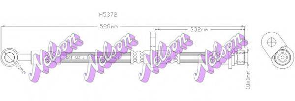 BROVEX-NELSON H5372 Тормозной шланг