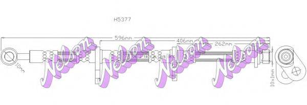 BROVEX-NELSON H5377 Тормозной шланг