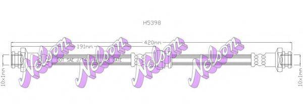 BROVEX-NELSON H5398 Тормозной шланг