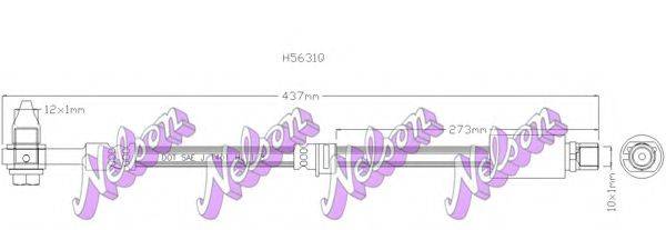 BROVEX-NELSON H5631Q Тормозной шланг