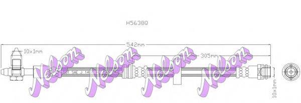 BROVEX-NELSON H5638Q Тормозной шланг