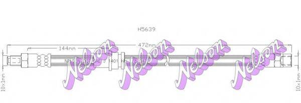 BROVEX-NELSON H5639 Тормозной шланг