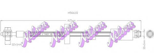 BROVEX-NELSON H5661Q Тормозной шланг