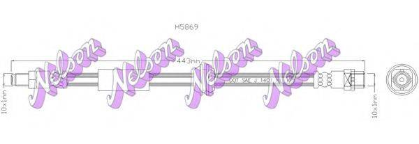 BROVEX-NELSON H5869 Тормозной шланг