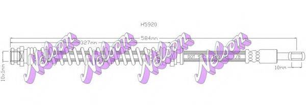 BROVEX-NELSON H5920 Тормозной шланг