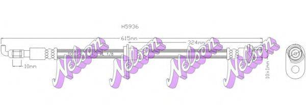 BROVEX-NELSON H5936 Тормозной шланг