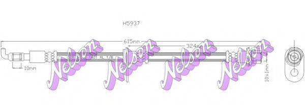 BROVEX-NELSON H5937 Тормозной шланг