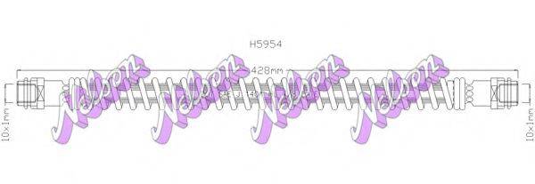 BROVEX-NELSON H5954 Тормозной шланг