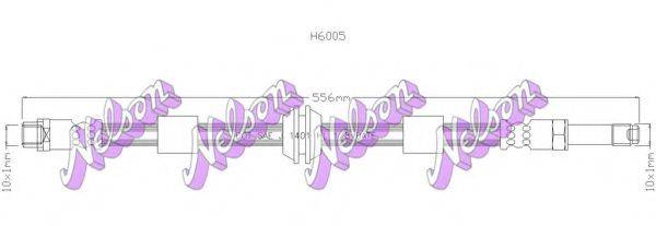 BROVEX-NELSON H6005 Тормозной шланг