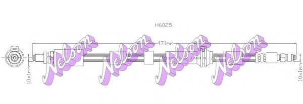 BROVEX-NELSON H6025 Тормозной шланг