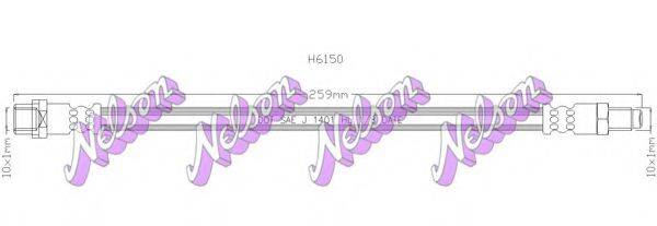 BROVEX-NELSON H6150 Тормозной шланг