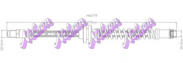 BROVEX-NELSON H6279 Тормозной шланг