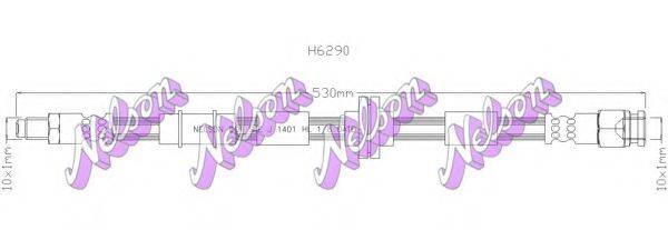 BROVEX-NELSON H6290 Тормозной шланг