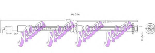 BROVEX-NELSON H6346 Тормозной шланг