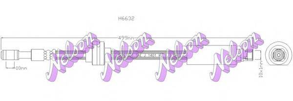 BROVEX-NELSON H6632 Тормозной шланг